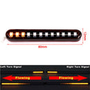 2PCS 12 LED Car Motorcycle Flowing Water Tail Brake Lights Turn Light Blinker