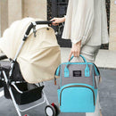 Hit Color Mommy Travel Backpacks Nylon Maternity Nappy Top-handle Bags (4) A