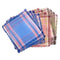 12 Mixed Pack Womens Classic Soft Handkerchiefs Plaid  Square Kerchief