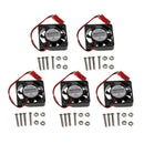 5pcs DC 5V CPU Cooling Fan 30mm Ultra Quiet Radiator Heatsink for Raspberry Pi 3