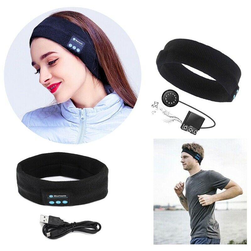 New Wireless Bluetooth Stereo Headphone Headset Sports Sleep Headband with  W8R9