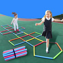Fun Sponge Jump Lattice Sports Jump Ladder Outdoor Parent-Child Game Jump T