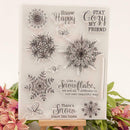 Snowflake Transparent Stamp Seal for DIY Photo Album Decorative Card Making