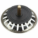 Sink Plug Stainless Steel Basket Strainer Waste Drain Home_Kitchen Stopper T9L4