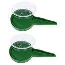2xPlastic Seed Dispenser Sower Seed Spreaders Farm Portable Seeder Tool