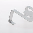 2Pcs Stainless Steel Lovers Shaped Hooks Pot Pan Hanger Clothes Storage Rack 3C