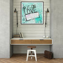 5D DIY Full Drill Diamond Painting Letter Love Cross Stitch Embroidery Gift