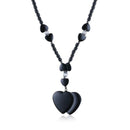 2016 Women Fashion Popular Ironstone Casual Two-hearted Necklace