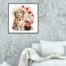 5D DIY Full Drill Diamond Painting Cross Stitch Embroidery (Love Dog)