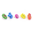 50xMulti-Coloured Cartoon Assorted Push Pins Drawing Cork Board Office Supply lj