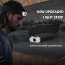 LED Headlight 6 COB Micro-USB Rechargeable Headlamp Flashlight with Battery