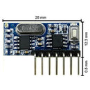 1Pc 433mhz rf receiver learning code decoder module 4 channel for 1527 encod BX