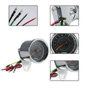 Dc 12V Universal Motorcycle Tachometer Meter Led Backlight 13K Rpm Shift Fo M3X6