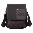 Pu Leather Men Messenger Bag Briefcase shoulder crossbody handbag business  F9P6