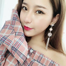 Fashion Geometric Women'S Hanging Earrings Colorful Rhinestone Jewelry Eleg
