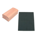 Wooden Radius Sanding Block w/ Black Guitar Abrasive Paper Luthier Tool 14