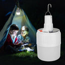 Solar 42 LED Bulb Lamp USB Rechargeable Night Market Camping Lamp w/ Remote