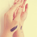 8X  Feather Tattoo Stickers Waterproof Temporary Removable Bodys Art Tattoo BX