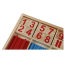 Baby Children Wooden Counting Math Game Mathematics Toys Kids Preschool Edu H4F7