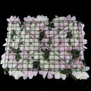 Artificial Rose Flower Wall Spring Flower Backdrop Pink+White