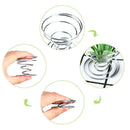 12 Pieces Air Plant Holder Air Plant Tabletop Container Stainless Steel Wir G3Z6