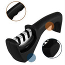 3 Stage Kitchen Cutter Sharpener Tool Gadget Utensil Countertop Handheld