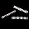 3 Pieces 10Amp 12 Way Barrier Screw Terminal Block Wire Connector Strip 3C
