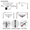 134x55 Inch Outdoor Portable Hammock Bed Nets Camping Double Mosquito Nets