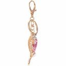 Cute Goldfish Crystal Keychain Animal Keyring Car& Bag Accessory J7U2