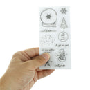 Christmas Transparent Silicone Clear Stamp Scrapbook Embossing Album Decor 3C