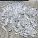 50g Lot Tibet Natural Clear Crystal White Quartz Points Terminated Wand Specimen