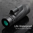 40X60 Zoom Optical HD Lens Monocular Telescope+ Tripod+ Clip For Phone