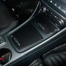Carbon Abs Center Storage Box Panel Trim Ashtray Cover Car Stickers for Mer I5P7