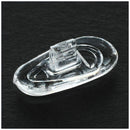 25 Pairs Silicone Eyeglass Nose Pads Oval Push On