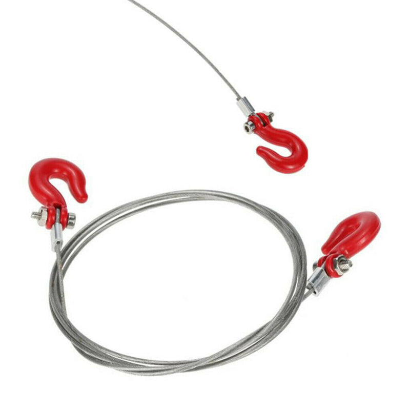 2PCS RC Car Tow Rope for Traxxas Hsp Redcat RC4WD Axial Scx10 D90 Car Truck