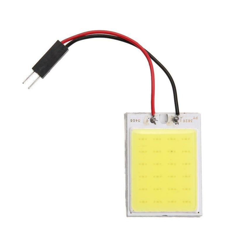 2pcs Xenon HID White24 COB LED Dome Map Light Bulb Car Interior Panel Lamp
