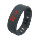 Men Womens Silicone Red LED Sport Bracelet Touch Digital Wrist Watch Xmas Gifts