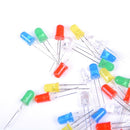 100x 5mm White Green Red / Blue / Yellow LED Light Bulb Bright Diode Diffused JR