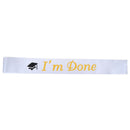 Bronzing Flash Graduation Sash Graduation Princess Ribbons Sash Shoulder Stra 3C
