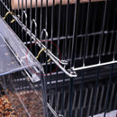 Automatic Parrot Bird Feeder No Mess Feeding Device Seed Food Container for Y3F2