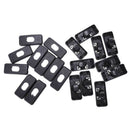 10Pcs AC125V 3A 250V 6A Black ON/OFF In Line Cord Switches for Bedroom A3A3