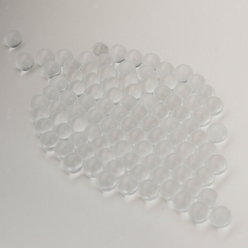 100 Pieces Clear Glass Marbles for Vases or Games, Aquarium Decorations