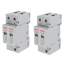 2x AC 220V 2P 20KA-40KA SPD Home Office Security Surge Protector Devices