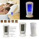 Digital Backlight LED Display Table Alarm Clock Snooze Alarm Thermometer X3E8