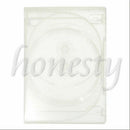 Standard Clear 3 Disc Holds DVD CD Case Movie Box Storage Holder Cover 14mm
