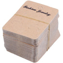 100 Pcs Light Coffee Earrings Jewelry Display Cards 7 x 5cm(2 6/8"x2") F8J3
