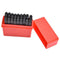 Alphabet Stamps Craft Set Letters Punch Steel Metal Leather Tool Case 8mm
