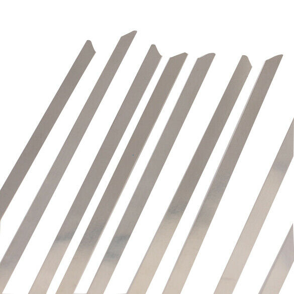 100PCS 4.6x300mm Stainless Steel Exhaust Wrap Coated Locking Cable Zip Ties A