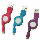 Micro USB Charger Cable Data Sync Retractable Adapter For Android Sam Dyqq L8T9