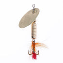 4pcs Casting Spinner Bait Metal Artificial Ice Carp Fishing Tail Lure